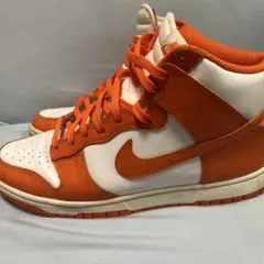 Nike ハイカットスニーカー オレンジ/ホワイト