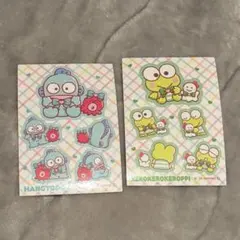 セリア サンリオキャラクターズ シール ハンギョドン けろけろけろっぴ