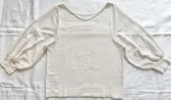 ビューティー＆ユース ユナイテッドアローズ Vネックプルオーバー シアー袖