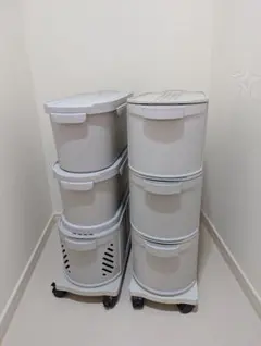 タッパーウェア　デイリーストッカー　キャスター付き 2026年最新】tupperware タッパーウェア デイリーストッカーの人気