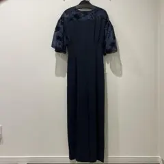 新品★ヤマダヤRire feteフラワープリント フリル袖 オールインワン