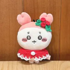 ちいかわ　古本屋　カニちゃん　マスコット　クリスマス　サンタ　コスチューム