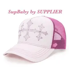 新品【SUPPLIER】サプライヤー クロス ラインストーン メッシュ