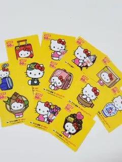 ヤマト運輸 50周年 ハローキティ ステッカー 12種 コンプリート非売品