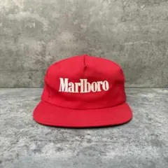 Marlboro 赤 ロゴ キャップ　90s USA 製
