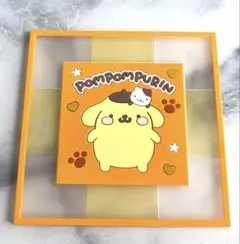 サンリオキャラクターズ クリアスクエア グミ＆コースター ポムポムプリン