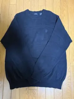 IZOD ネイビー クルーネックセーターのサムネイル