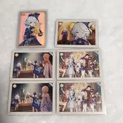 原神 ヌヴィレット 流光行記シリーズ コレクションカード SSR N セット
