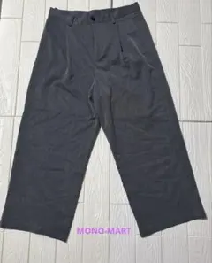 MONO-MARTグレー ワイドパンツ Lサイズ