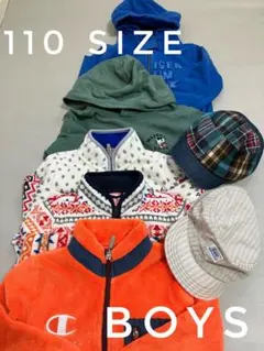 【まとめ売り】◆フリース パーカー ユニクロ他 キッズ 男の子 110サイズ