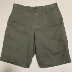 GU オリーブグリーン メンズショートパンツ　Mサイズ