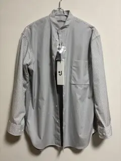 UNIQLO +J スーピマコットンオーバーサイズスタンドカラーシャツ