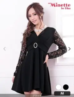 tika キャバドレス ワンピース 黒