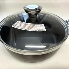 アサヒ軽金属工業 22オールパン 本体 ガラス蓋付き - メルカリ