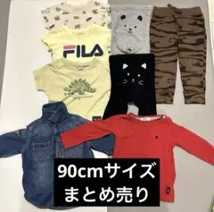 まとめ売り 90cm半袖シャツ ズボン 長袖シャツセット ユニクロ キッズのサムネイル
