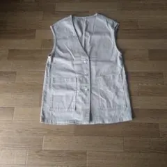 ベージュ Vネック ベスト