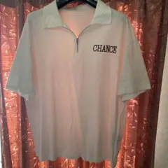 ジッパー付き 半袖 ホワイト