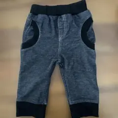 ダークグレー コットン混合パンツ　95