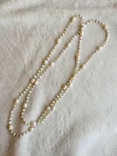 淡水　パール　ロングネックレス
