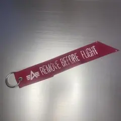 アルファインダストリーズ　赤タグ　赤リボン