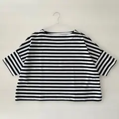 Traditional Weatherwear ボーダーTブラック×ホワイトのサムネイル