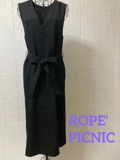 【ROPE’ PICNIC】ワンピース⭐︎ジレ⭐︎ネイビー⭐︎ノースリーブのサムネイル