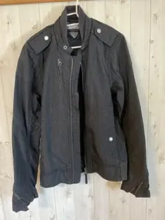 トミーヒルフィガー／トミーデニム ／ナイロン ライダースジャケット