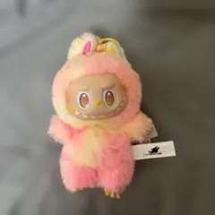 POP MART ラブブぬいぐるみ キーホルダー ピンク イエロー