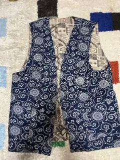 古布 着物 リメイク ベスト