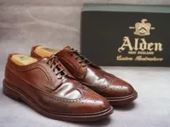 【希少】 Alden 97891 ウイスキーコードバン 10D 純正箱袋付のサムネイル