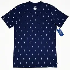 ■POLO/ポロラルフローレン ポニープリントTシャツ ネイビーM新品■