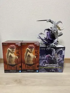 呪術廻戦 フィギュア 3点セット マコラ 八握剣異戒神将魔虎羅 虎杖悠仁
