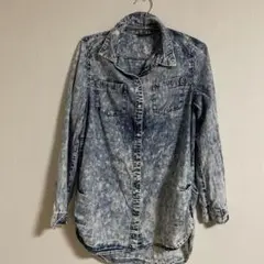 最終価格❗️デニム風長袖シャツ