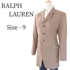 【希少】 ラルフローレン テーラードジャケット ロングジャケット ブラウン