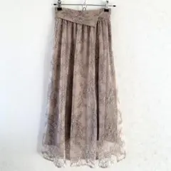 【美品】RESEXXY ウエストデザインレーススカート