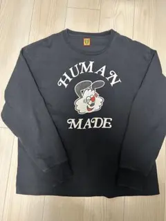 HUMAN MADE ロンT 美品 HUMAN MADE - HUMANMADE ヒューマンメイド ロンT ホワイト Lの