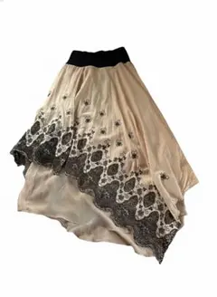 「GRACE Class」刺繍フィッシュテール　ベアトップワンピース