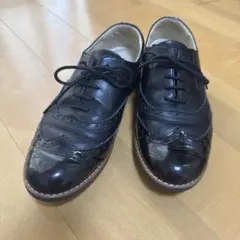 【お値下げしました】ペダラ アシックス レザー シューズ 23cm レースアップ