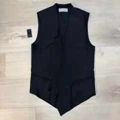美品☆現行 Settefili Cashmere ニット ベスト ジレ 黒 L - メルカリ