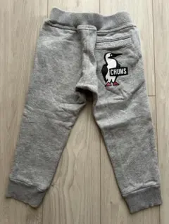 CHUMS チャムス　パンツ　スウェット　裏起毛　グレー　サイズS(100cm)