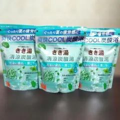 きき湯 清涼炭酸湯 すっきりミントの香り 360g(約12回分) ×3個のサムネイル