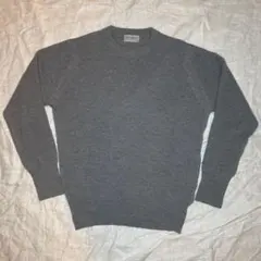 【未使用】ジョン・スメドレー メリノウール100% 24G クルーネックニット