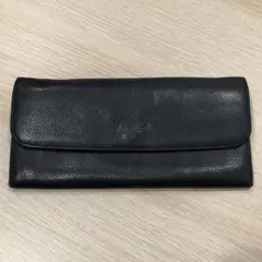 MARGARET HOWELL マーガレットハウエル レザー 長財布 ブラックのサムネイル