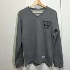 AZUL by moussyメンズ裏毛Vネック長袖プルオーバーSのサムネイル