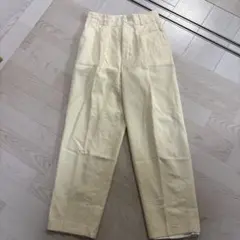 SLOBE IENA レディースホワイトスラックス