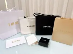 Dior Chanel Bvlgari ショップ袋 セット