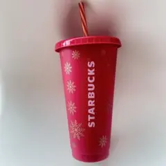 ★Starbucks UK★スターバックス 海外 ピンク タンブラー 雪の結晶