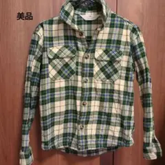 【美品】H&M チェック柄ネルシャツ 140cm