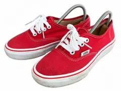 VANS AUTHENTIC オーセンティック 22.5cm レッド 赤