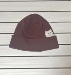 美品◆RIPNDIP 赤茶 Beanie /ニットキャップ　ビーニーのサムネイル